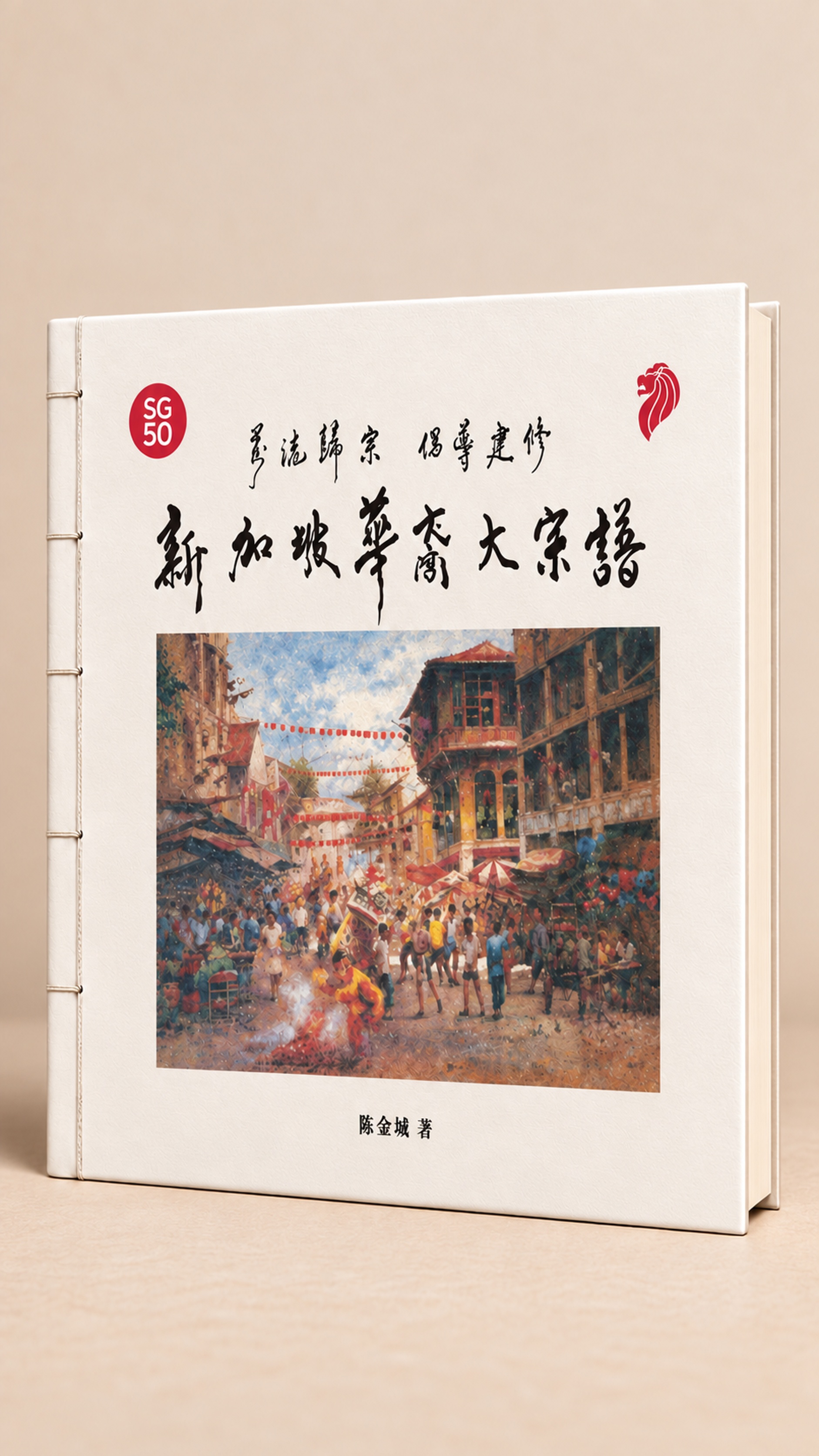 2016 年《新加坡华裔大宗谱》书本展示